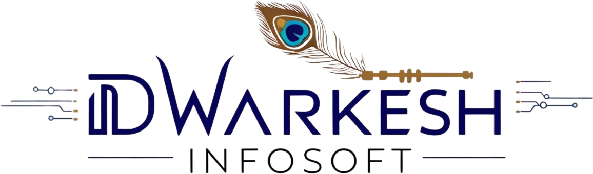 Dwarkesh Infosoft original brand logo